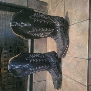 Boulet Hillbilly Golden Vintage Cowgirl Boots